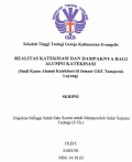 Realitas Katekisasi Dan Dampaknya Bagi Alumni Katekisasi (Studi Kasus Alumni Katekisasi Di JemaatGKE Tamparak Layung)
